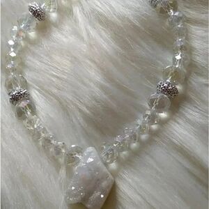 Geode druzy bracelet 